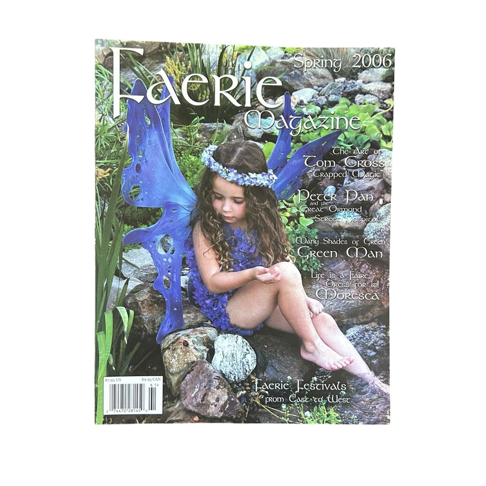 Vintage Y2K Faerie Magazine Spring 2006 Fantasy Art Fashion Fairycore Renfaire